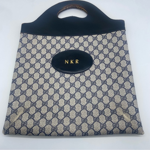 Gucci GG Monogramed Shopper Tote - Picture 2 of 15